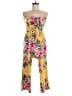 No Boundaries Tropical Yellow Jumpsuit Size M - photo 1