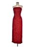 Scala 100% Silk Stars Red Cocktail Dress Size M - photo 1