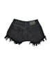 Pull&Bear Solid Black Denim Shorts Size 2 - photo 2