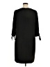 CeCe 100% Polyester Solid Black Casual Dress Size 14 - photo 2
