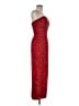Scala 100% Silk Stars Red Cocktail Dress Size M - photo 4