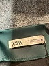 Zara 100% Polyester Solid Teal Casual Skirt Size M - photo 4