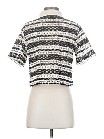 Blue Tassel Short Sleeve Top (view 2)