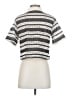 Blue Tassel Silver Short Sleeve Top Size XS - photo 2