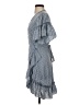 Max Studio Checkered-gingham Blue Casual Dress Size S - photo 5