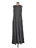 MSK Print Gray Casual Dress Size L - photo 1