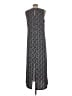 MSK Print Gray Casual Dress Size L - photo 2