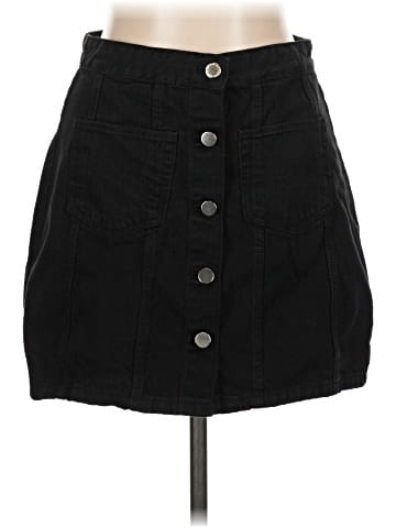 Zara TRF Denim Skirt (view 1)