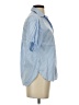 J.Crew 100% Cotton Stripes Blue Short Sleeve Blouse Size 0 - photo 4