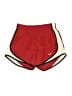 Nike 100% Polyester Color Block Red Athletic Shorts Size XS - photo 1