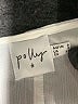 Polly 100% Polyester White Long Sleeve Blouse Size 2 - photo 4