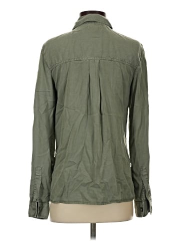 Topshop Long Sleeve Button-Down Shirt (view 2)