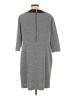 Perceptions 100% Polyester Houndstooth Gray Casual Dress Size 16 - photo 2