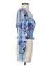 Free People 100% Nylon Blue Long Sleeve Blouse Size XS - photo 4