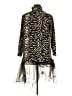 Milano Animal Print Brown Long Sleeve Blouse Size XL (estimated) - photo 2
