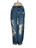 Pull&Bear 100% Tencel Hearts Blue Jeans Size 4 - photo 1
