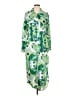 Unbranded Print Green Casual Dress Size XL - photo 1