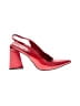 Bar III Color Block Red Heels Size 8 - photo 1