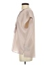 J.Crew 100% Polyester Tan Short Sleeve Blouse Size 4 - photo 5