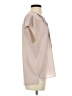 J.Crew 100% Polyester Tan Short Sleeve Blouse Size 4 - photo 4