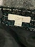 Ann Taylor LOFT Tweed Black Casual Skirt Size 10 - photo 4