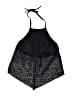Kona Sol Chevron-herringbone Black Swimsuit Top Size M - photo 1