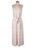 Ann Taylor LOFT Outlet 100% Polyester Ivory Jumpsuit Size 8 - photo 1