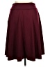 Carpetcom Solid Burgundy Formal Skirt Size XL - photo 2