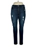 Express Hearts Blue Jeans Size 14R - photo 1