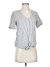 Madewell Gray Short Sleeve Blouse Size XXS - photo 1
