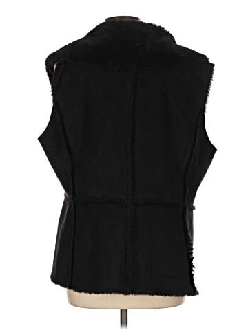 White House Black Market Faux Fur Vest (view 2)