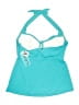 Sunsets Solid Teal Swimsuit Top Size 18 - photo 2