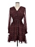 Max Studio 100% Polyester Paisley Burgundy Cocktail Dress Size M - photo 1