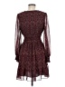 Max Studio 100% Polyester Paisley Burgundy Cocktail Dress Size M - photo 2