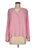 J.Crew 100% Polyester Pink Long Sleeve Blouse Size M - photo 1