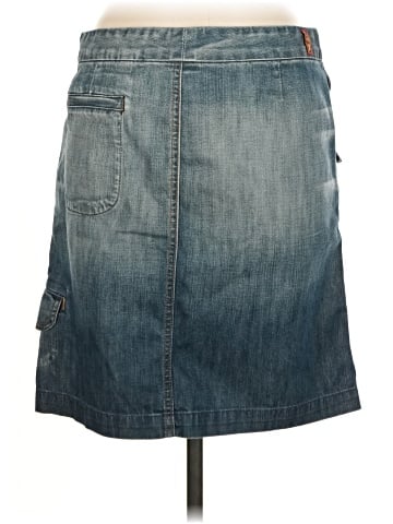 7 For All Mankind Denim Skirt (view 2)