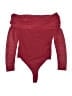 Bar III 100% Polyester Red Bodysuit Size XS - photo 1