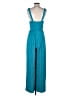 Versona Solid Teal Jumpsuit Size XS - photo 2