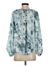 Jennifer Lopez 100% Polyester Teal 3/4 Sleeve Blouse Size XS - photo 2