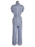 Blue Rain 100% Rayon Stripes Blue Jumpsuit Size S - photo 2