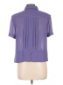 Amanda Smith Purple Short Sleeve Blouse Size 12 Petite - photo 2