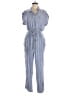 Blue Rain 100% Rayon Stripes Blue Jumpsuit Size S - photo 1