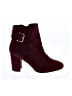 Diba Burgundy Ankle Boots Size 9 - photo 1