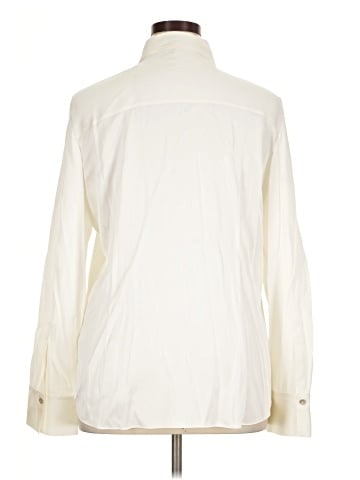 Vince. Long Sleeve Silk Top (view 2)