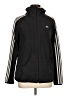 Adidas 100% Polyester Black Track Jacket Size 4 - photo 1