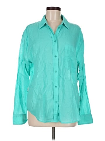 7 For All Mankind 3/4 Sleeve Button-Down Shirt (view 1)