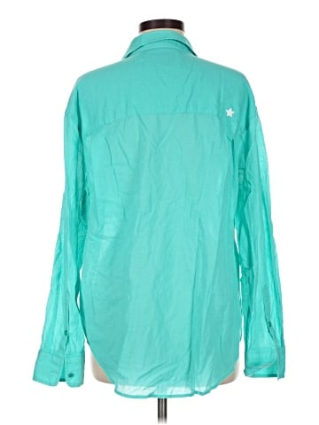 7 For All Mankind 3/4 Sleeve Button-Down Shirt (view 2)
