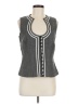 Mint Gray Sleeveless Blouse Size 10 - photo 1