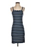 Roxy Stripes Blue Casual Dress Size XS - photo 1