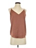 Express 100% Polyester Brown Sleeveless Top Size S - photo 1